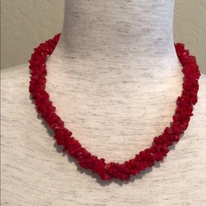 Matching necklace 2 bracelets pierced earrings